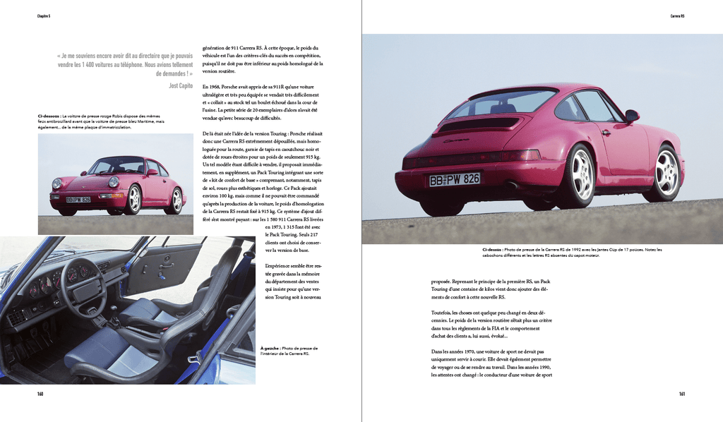 Porsche 964 Carrera RS Livre - Standard - Français - Mäder Morse Field Recordings GmbH