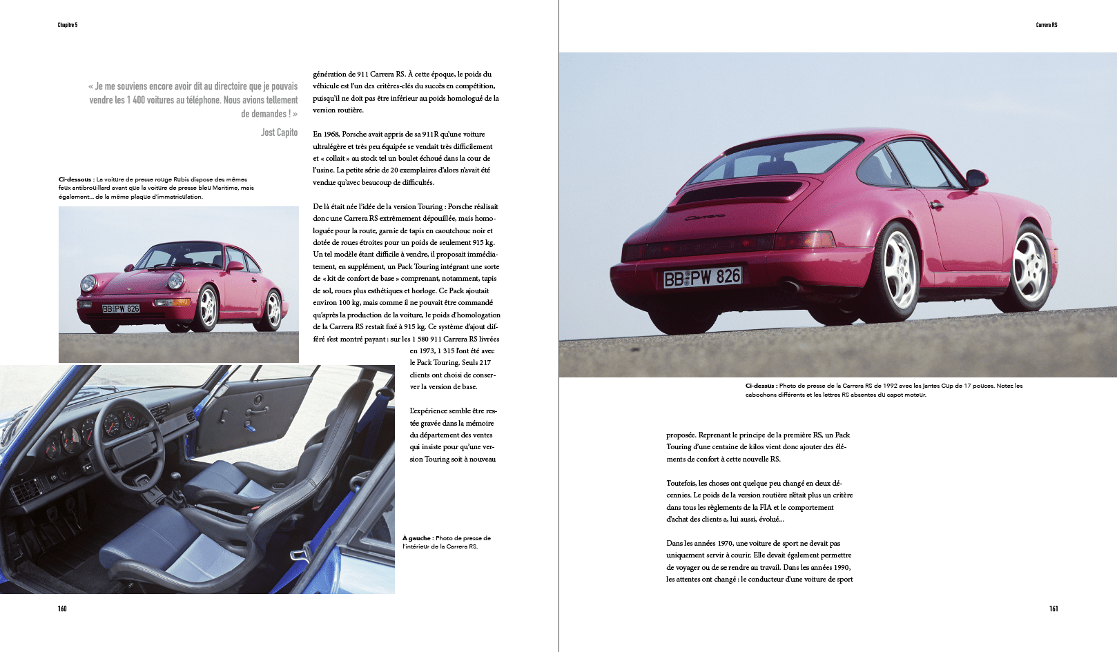 Porsche 964 Carrera RS Livre - Standard - Français - Mäder Morse Field Recordings GmbH