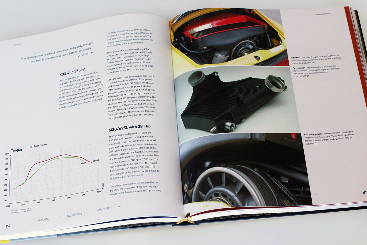 Porsche 964 Turbo S Leichtbau Buch - Englisch - Mäder Morse Field Recordings GmbH