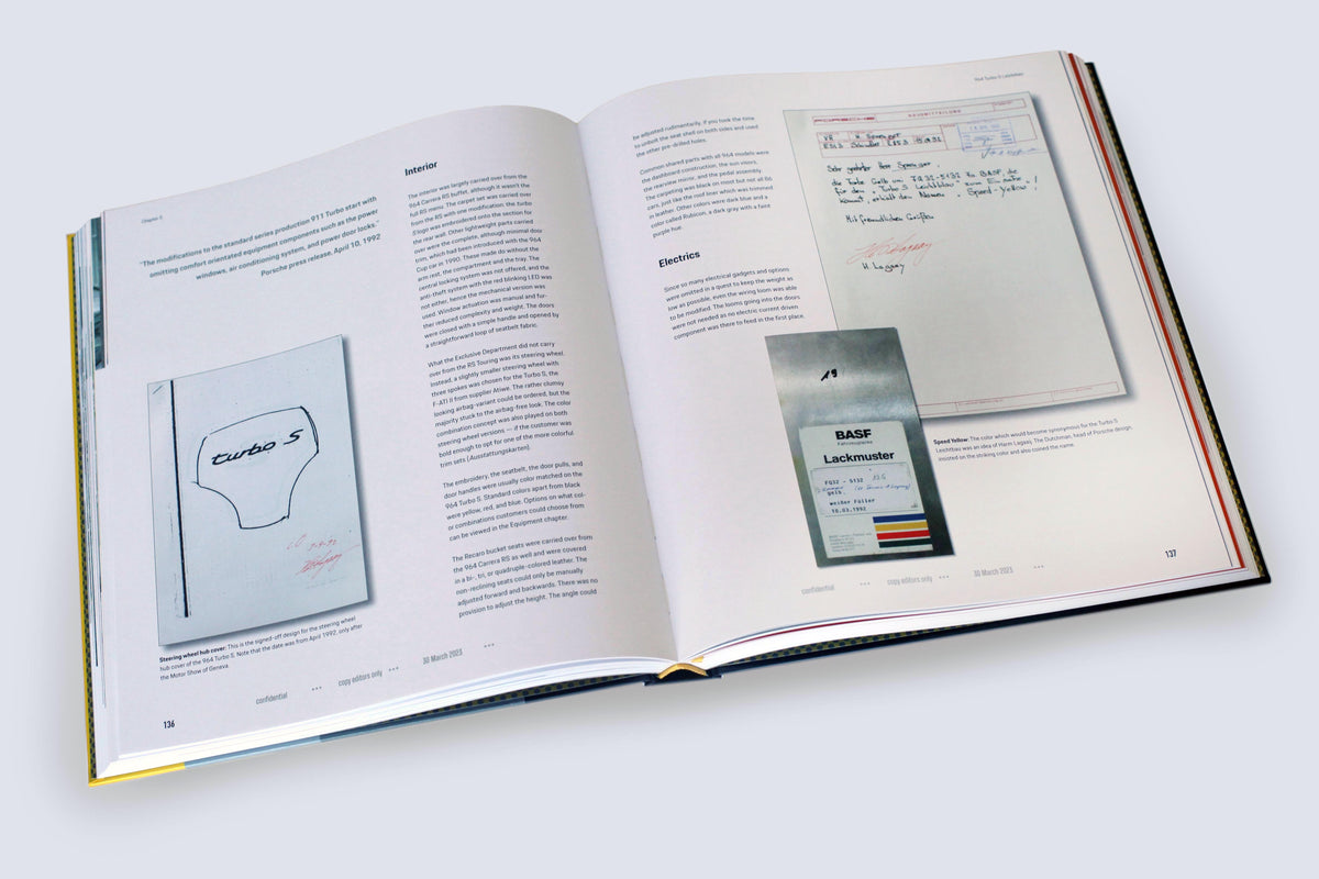 Porsche 964 Turbo S Leichtbau Buch - Englisch - Mäder Morse Field Recordings GmbH